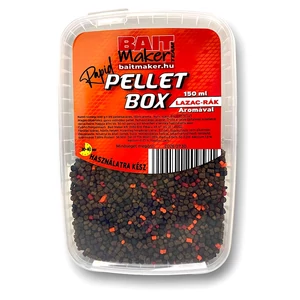 Bait Maker Team Rapid Pellet Box / Lazac - Rák aromával 400g+150ml