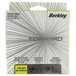Berkley FORWARD 0.08mm 150m FLAME GREEN / Pergető zsinór