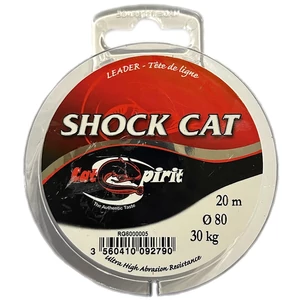 Cat Spirit Shock Cat - 20m Clear 0.80 mm / Harcsázó előkezsinór