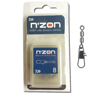 Daiwa N'ZON Snap Link Double Swivel - 8 / Dupla forgó kapoccsal