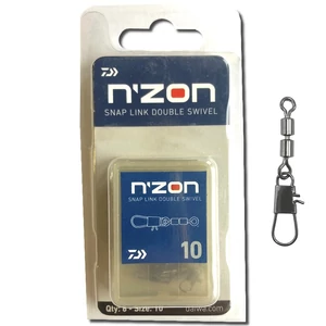 Daiwa N'ZON Snap Link Double Swivel - 10 / Dupla forgó kapoccsal