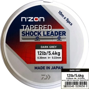 Daiwa N'ZON Tapered Shock Leader 10m 0,22-0,30mm - Felvastagodó Előtétzsinór