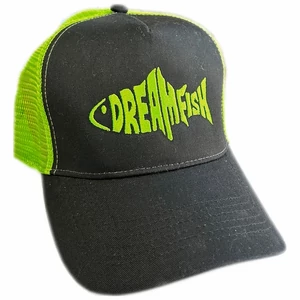 DreamFish Black-Green Cap / Baseball Sapka