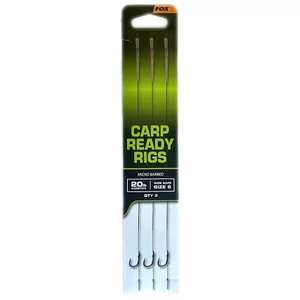Fox Carp Ready Rigs Wide Gape - 6 / Előkötött bojlis horog