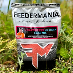Feedermania Groundbait 50/50 Mix Strawberry Ice Cream / Etetőanyag