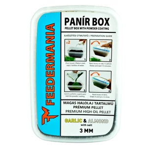 Feedermania Panír Box 3mm Garlic and Almond / Pellet + panír por