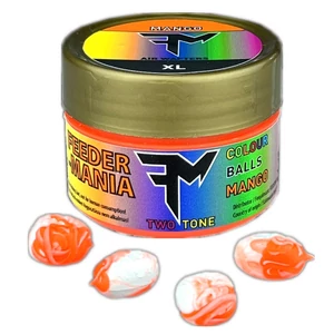 Feedermania Colour Balls Two Tone Mango XL / Plasztik csali