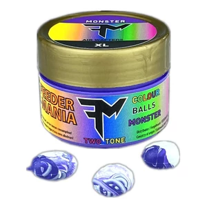 Feedermania Colour Balls Two Tone Monster XL / Plasztik csali