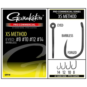 Gamakatsu PRO-C XS Method A1 PTFE Barbless / Szakáll nélküli füles feeder horog