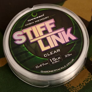 Gardner Stiff Link - Clear - 15 lb / 6.8 kg - Előkezsinór