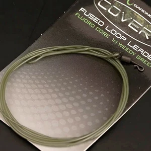 Gardner Covert Fused Loop Leaders - Green / Előtét szerelék