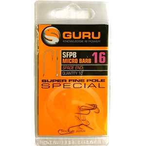 Guru Super Fine Pole Hook-16 /Szakáll nélküli lapkás horog