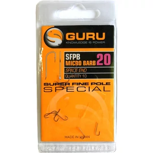Guru Super Fine Pole Hook-20 /Szakáll nélküli lapkás horog