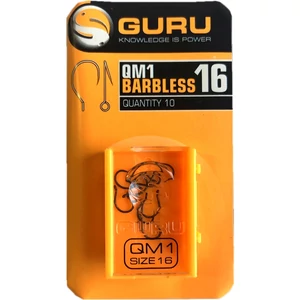 Guru QM1 Barbless Eyed Hooks-16 / Szakáll nélküli horog