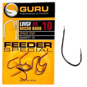 Guru Feeder Special LWGF-XS Micro Barb - 10 / Mikroszakállas Lapkás Horog