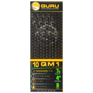 Guru QM1 Standard Hair 4inch / Előkötött Horog - 10/0,19 mm
