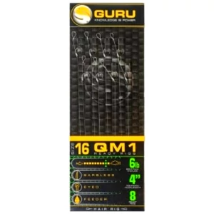 Guru QM1 Standard Hair 4inch / Előkötött Horog - 16/0,17 mm