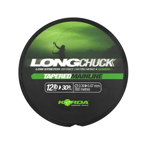 Korda LongChuck Tapered Mainline Green 12-30lb/0.30-0.47mm / Felvastagodó főzsinór 300m