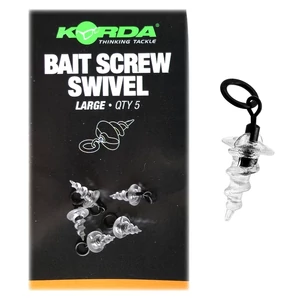 Korda Micro Ring Swivel Baits Screw - Large / Csalicsavar