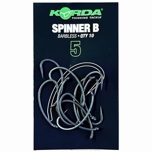Korda Spinner Size-5 Barbless / Horog Spinner szerelékhez