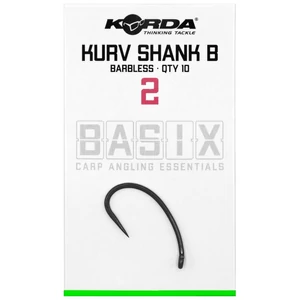 Korda Basix Kurv Barbless 2 / Füles szakáll nélküli horog