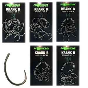 Korda Krank Barbless / Szakáll nélküli pontyozó horog