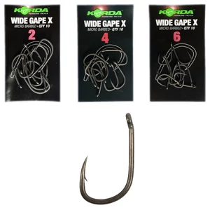 Korda Wide Gape X Micro Barbed / Mikroszakállas horog