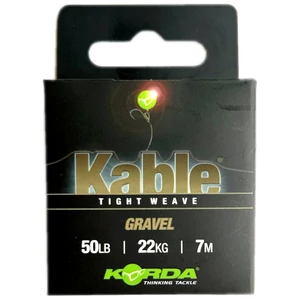 Korda Kable Tight Weave 7 m Gravel / Leadcore gubancgátló
