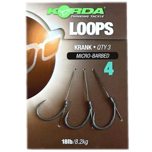 Korda Loop Rigs Krank 18lb - 4 / Előkötött horogelőke rész