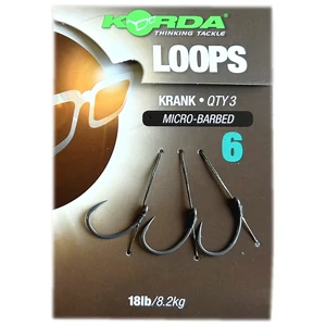 Korda Loop Rigs Krank 18lb - 6 / Előkötött horogelőke rész