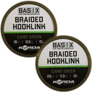 Korda Basix Braided Hooklink - 10m / Fonott előkezsinór