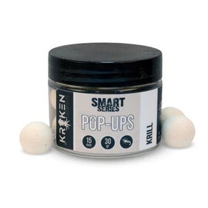 Kraken Baits Smart Series Krill Fluo White - 15 mm / Pop Ups