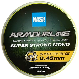 Nash Armourline Super Strong Mono 0.45mm 25lb - Yellow / UV Sárga Monofil Főzsinór