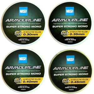 Nash Armourline Super Strong Mono - Yellow / UV Sárga Monofil Főzsinór