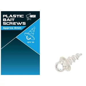Nash Plastic Bait Screws - 8mm / Csalicsavar