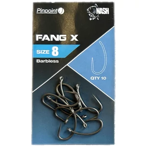 Nash Pinpoint Fang X - 8 / Szakáll nélküli Horog