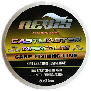 Nevis Castmaster Tapered Line 5X15m 0.23-0.57mm / Felvastagodó előtétzsinór