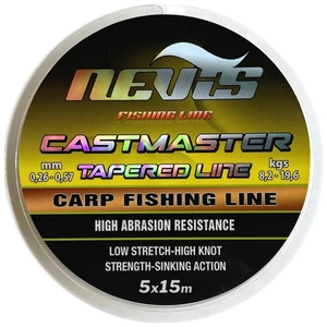Nevis Castmaster Tapered Line 5X15m 0.26-0.57mm/ Felvastagodó előtétzsinór