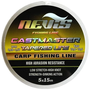 Nevis Castmaster Tapered Line 5X15m 0.28-0.57mm/ Felvastagodó előtétzsinór