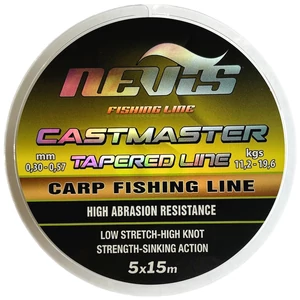Nevis Castmaster Tapered Line 5X15m 0,30-0,57 mm/ Felvastagodó előtétzsinór