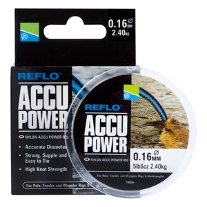 Preston Accu Power - 0.12 mm / Monofil előkezsinór