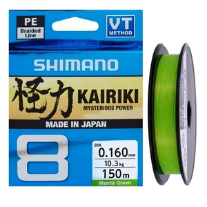 Shimano Kairiki 8 Mantis Green 0,160 mm 10,3 kg 150 m / Fonott zsinór