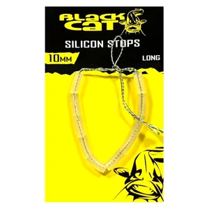 Black Cat Silicon Stops Long 10db 10mm / Szilikon stopper
