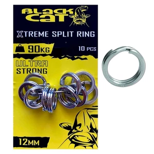 Black Cat Xtreme Split Ring 12mm - 90kg / Kulcskarika