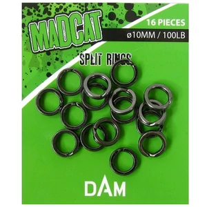 MadCat Split Rings - 10mm / Kulcskarika harcsázáshoz