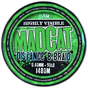 MadCat Distance 8-Braid 0.40mm - 90 lb / Harcsázó fonott zsinór