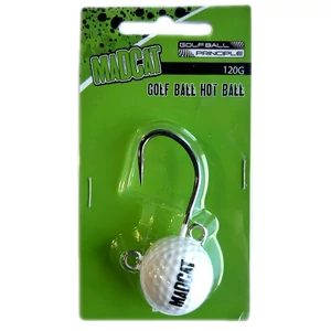 MadCat Golf Ball Hot Ball Jighead 120g / Harcsázó jigfej