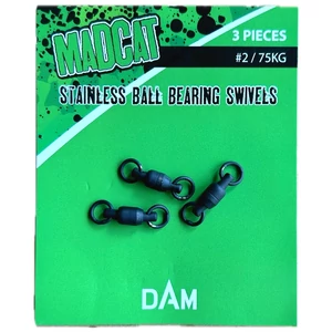 MadCat Stainless Ball Bearing Swivels #2 - 75kg / Csapágyas forgó