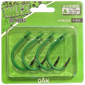 MadCat A-Static Jig Hook # 10/0 / Harcsázó horog