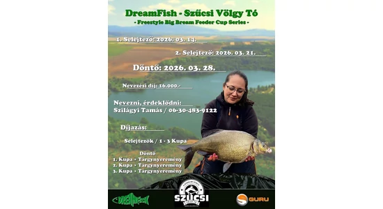 Lezajlott a DreamFish–Guru–Szűcsi-völgy tó dévérkeszeg-fogó verseny második fordulója!